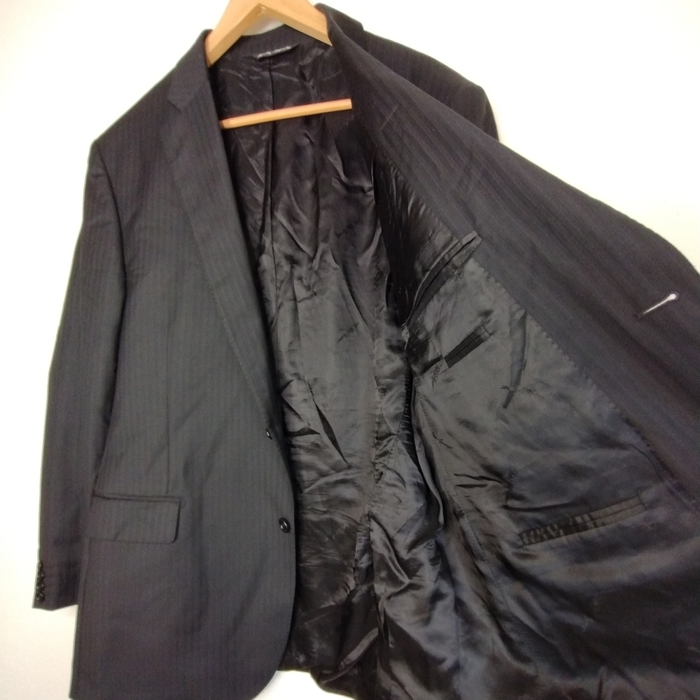 Ermenegildo Zegna Saks Fifth Avenue Classic Wool Office Sport Coat Blazer Sz 44R - Picture 8 of 16